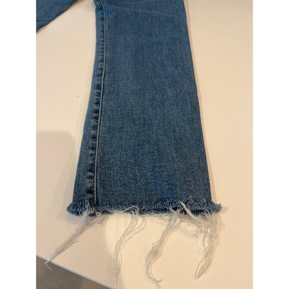 Maternity Jeans With Stretchy Black Waistband By JustUSA Size 10 Light Blue Deni - Picture 7 of 7